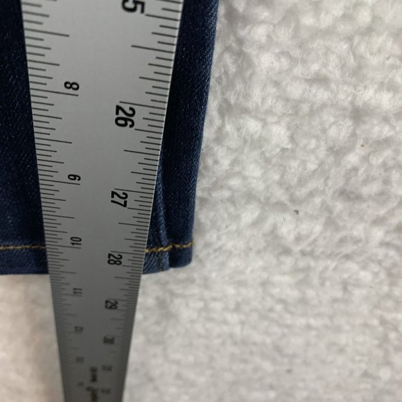 Lands' End Canvas Jeans Women's 31 Blue Denim Stretch Super Slim Fit Skinny 7878 - Picture 4 of 9